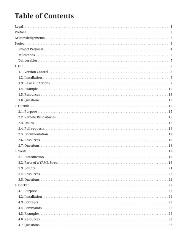 Systems Integration: A Project Based Approach - Table of Contents 1